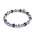 Chromata | Argent | Bracelet avec pierres d'humeur
